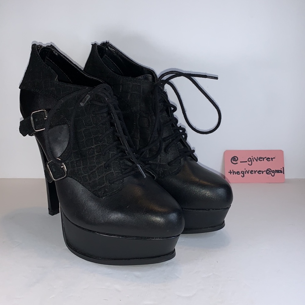 Bakers GENAA Platform Lace Up Bootie